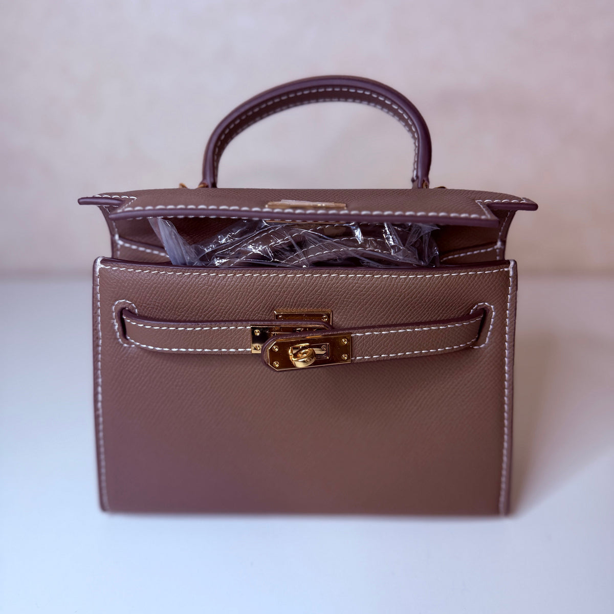 Mini-Bolso Diseñador Cafe