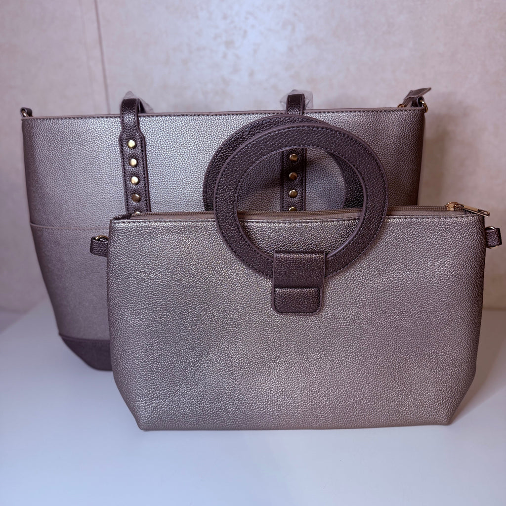 Bolso Plateado [2PC]